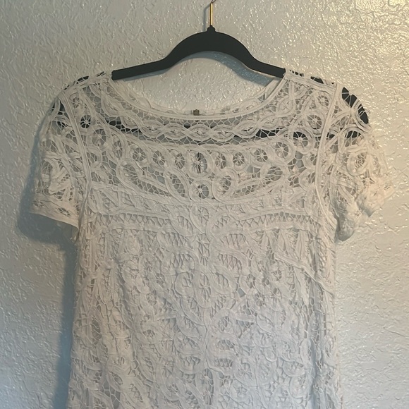 Lilly Pulitzer Mary Kate Battenburg White Lace Mini Dress S - Picture 6 of 10